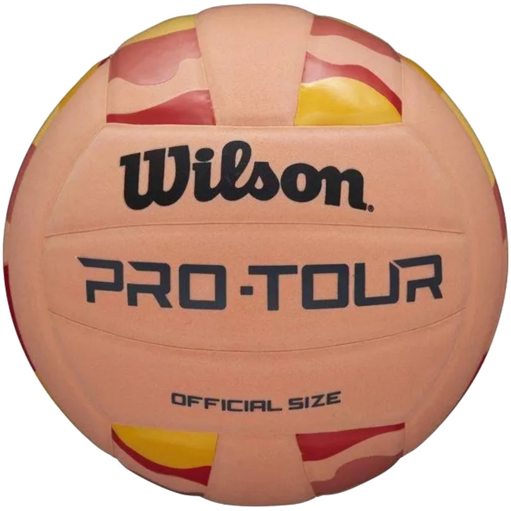 Minge volei Wilson Pro Tour, marime 5, piersica/galben