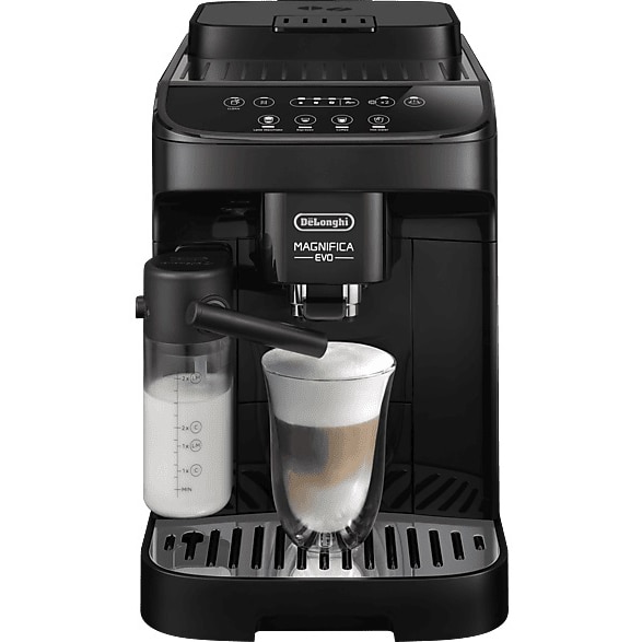 De'Longhi Magnifica EVO 290.51.B automatic espresso machine, 4 types of drinks, 15 bars, 1450 W, LattteCrema system