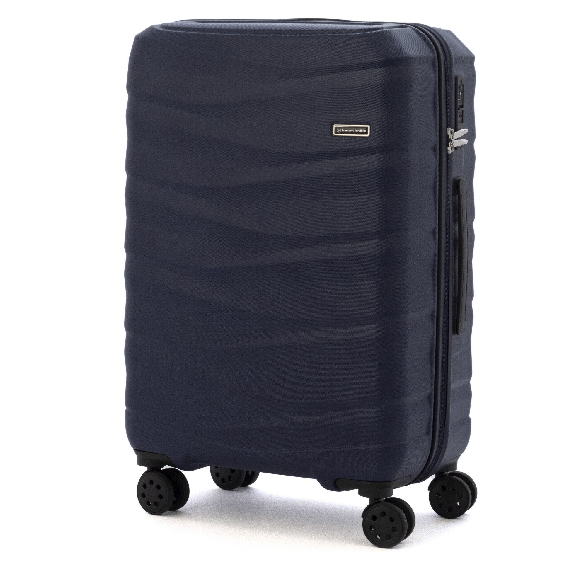 Troler Francesco Ferellino Azzuro 2, TSA, Spin, 69 x 42 x 27, Albastru