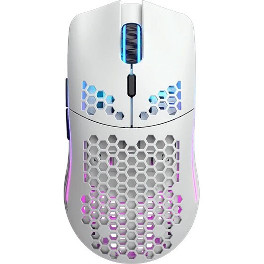 Mouse gaming wireless Glorious Model O, Ultrausor 69g, Alb
