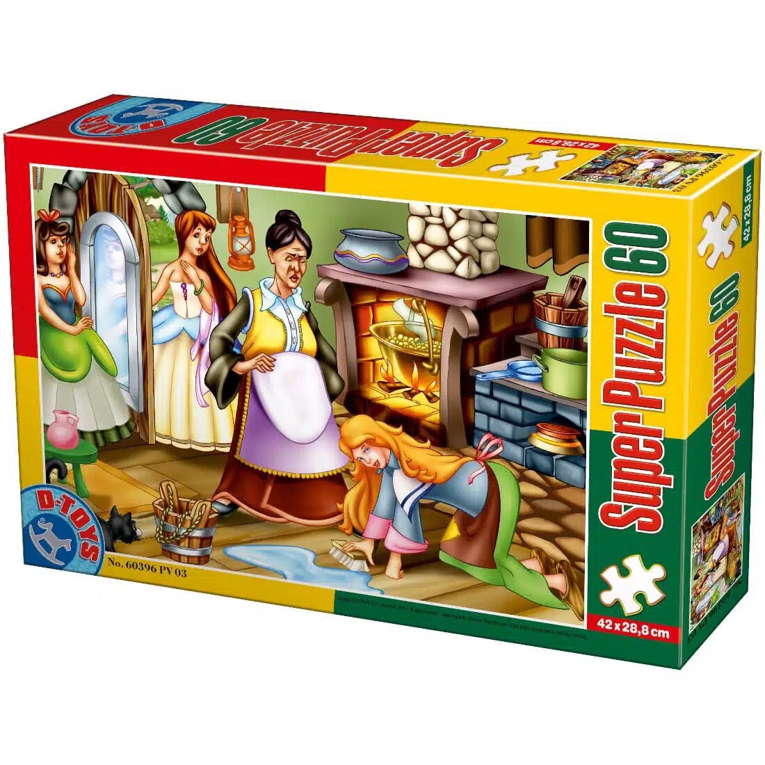 D-Toys Puzzle - Basme: Cenusareasa, 60 pieces