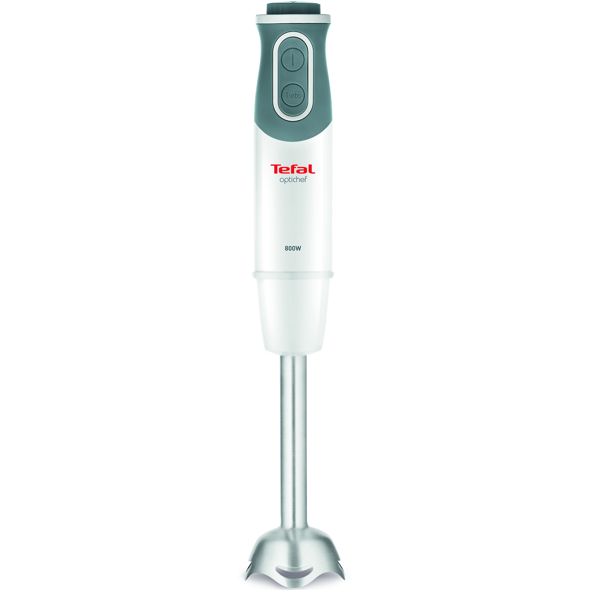 Vertical mixer Tefal Optichef HB643138, 800W, pulse function, turbo function, glass 800ml, chopper 500ml, wire, White