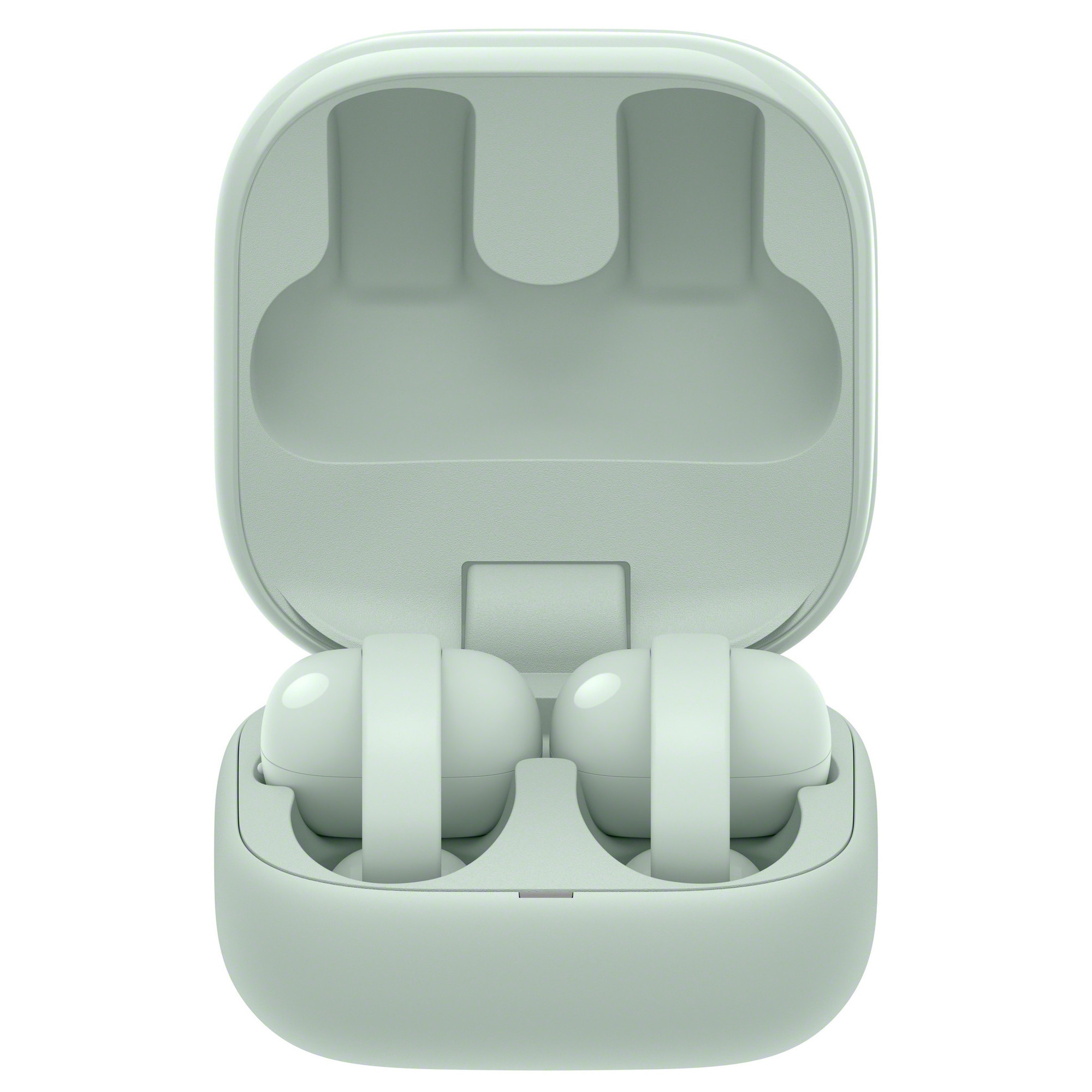 Sony LinkBuds Clip WF-LC900G Open-Ear Headphones, True Wireless, Bluetooth, Fast Pair, IPX4, AI Voice Assist, Tap Control, 3 Listening Modes, 37-hour Battery Life, iOS and Android, Green