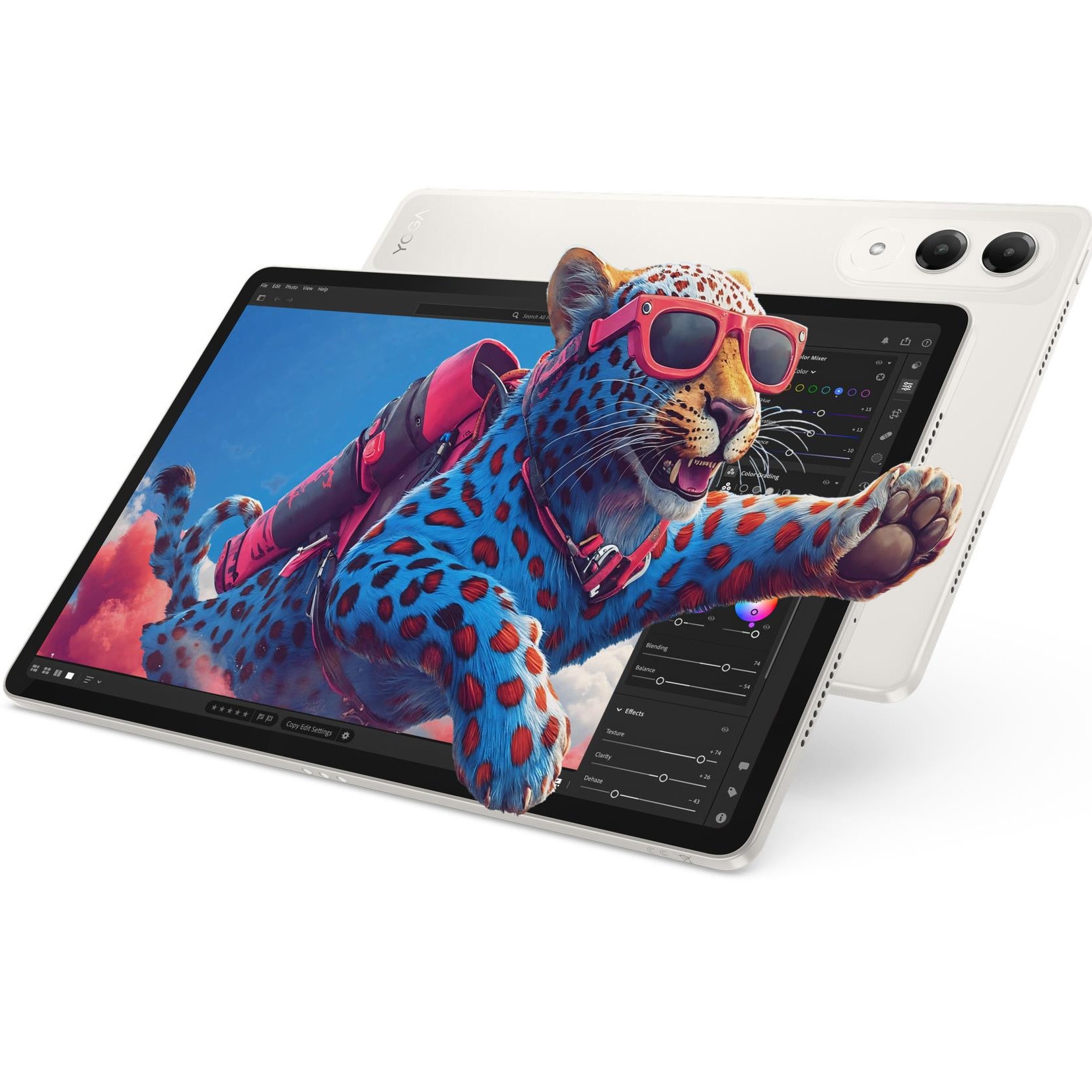 Tablet Lenovo Yoga Tab, 6-Core, 11.1" 3.2K (3200x2000) LTPS 600nits (typical) / 800nits (peak), 12GB RAM, 256GGB, Wifi, Seashell